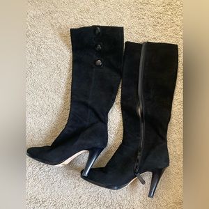 Cole Haan Nike Air suede black boots
